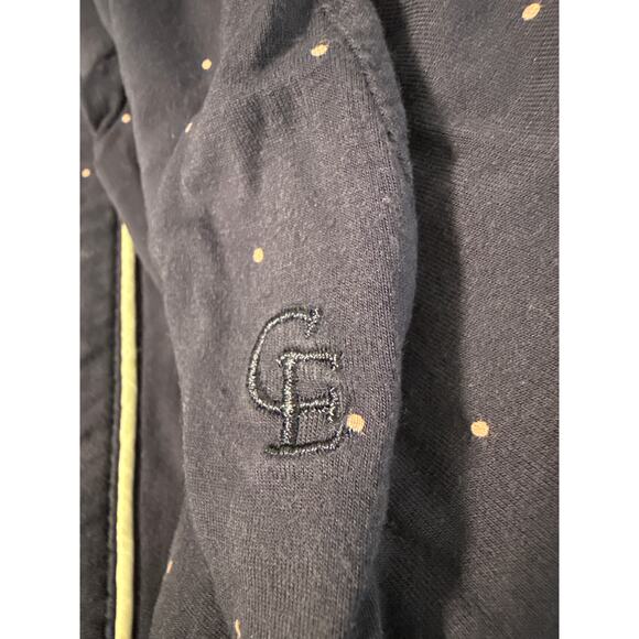 Cozy Earth Bamboo Pajama Pants Navy Polka Dot Soft Lounge Sleep Bottoms | M - Picture 5 of 10